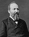James Abram Garfield, photo portrait seated