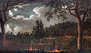 Archivo:Joseph Lycett Corroboree Newcastle