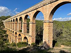 Les Ferreres Aqueduct, built in the 1st century AD to supply water to the ancient city of Tarraco, Spain - 52635720275.jpg