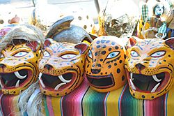 Archivo:Máscaras de Tigre, danza de los Tlacololeros