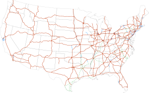 Archivo:Map of current Interstates