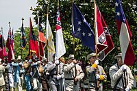 Archivo:Maryland Sons of Confederate Veterans color guard 05 - Confederate Memorial Day - Arlington National Cemetery - 2014