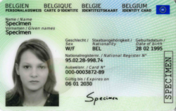 Archivo:New Belgian ID (2021) (front)