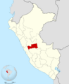 Peru - Pasco Department (locator map)