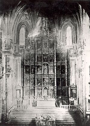 Archivo:Retablo mayor de San Francisco de Cuéllar