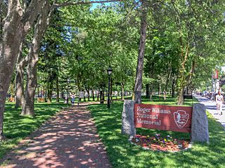 Roger Williams National Memorial entrance sign, Providence Rhode Island.jpg