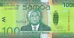 Archivo:Samoa 100 Tala observe