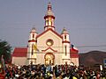 Sotaqui durante la fiesta del niño Dios
