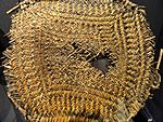 Twill-plaited ring basket, 1100-1400 AD, Kayenta Anasazi, Twin Cave House, Arizona, yucca leaves - Natural History Museum of Utah - DSC07317