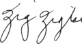Zig Ziglar signature