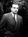 (Luis Díez del Corral) José Ortega y Gasset eta Luis Díez del Corral Ategorrietako Furu etxean (Colección Juan San Martín) (cropped)