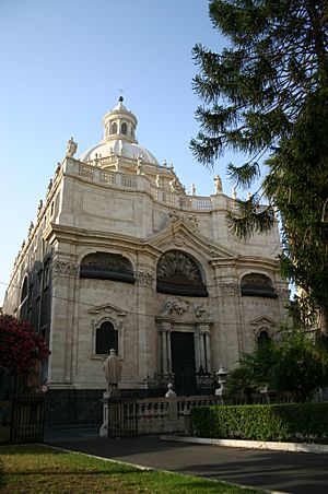 Archivo:2893 - Catania - Giov. Batt. Vaccarini - Chiesa della Badia di S. Agata (1767) - Foto Giovanni Dall'Orto, 4-July-2008