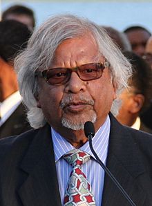 Arun Gandhi at Martin Luther King, Jr. Memorial 4 April 2012 crop (cropped).jpg