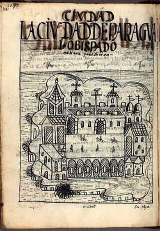 Archivo:Asunción, Paraguay, in 1615 by Guamán Poma