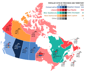 Elecciones federales de Canadá de 2006