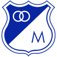 Escudo de Millonarios temporada 2009-2011.png
