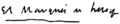 Firma del Marqués de Lozoya