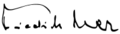 Friedrich Merz Signature