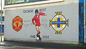 Archivo:George Best mural, Belfast - geograph.org.uk - 1175018
