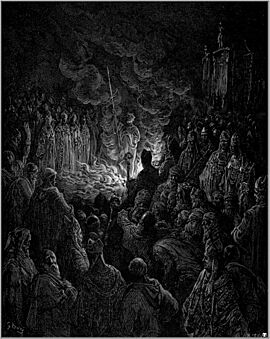 Archivo:Gustave dore crusades barthelemi undergoing the ordeal of fire
