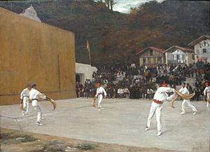 Archivo:Henri Achille Zo-La pelote Basque à Pasajes de San Juan