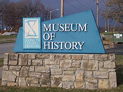 Johnson County Museum of History Entry sign, Shawnee, Kansas, USA.jpg