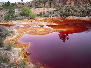 Archivo:Lagoa vermelha na Mina do Losal 05