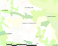 Map commune FR insee code 11097