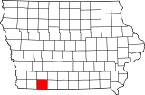 Map of Iowa highlighting Taylor County.svg