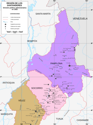 Archivo:Mapa de Santander (1832)