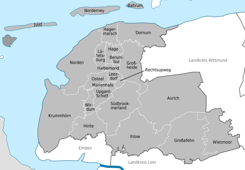 Municipalities in AUR
