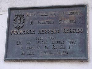Archivo:Placa Francisca Herrera.001 - A Coruña