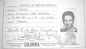 Archivo:Primera Cedula de Ciudadanía Femenina