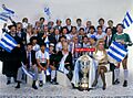 Racing festejo famosos supercopa