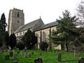 St Andrew's Church, Hingham, Norfolk, from the southeast