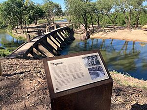 Archivo:Tajamar y actual Balneario de La Emilia