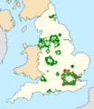 The Metropolitan Green Belt among the green belts of England