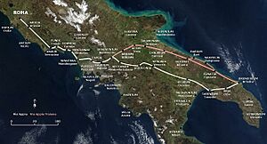 Archivo:Via Appia map