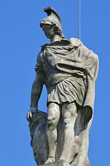 Warsaw 2023 214 Krasinski Palace Valerius Statue.jpg