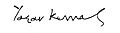 Yaşar Kemal signature