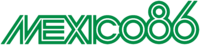 1986 FIFA World Cup Mexico (Wordmark).svg