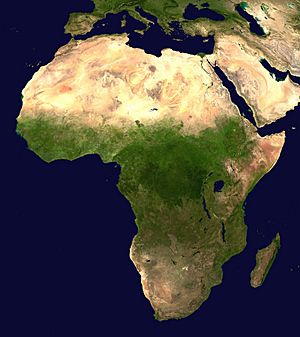 Archivo:Africa satellite orthographic