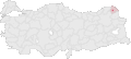 Ardahan Turkey Provinces locator