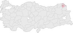 Ardahan Turkey Provinces locator.gif