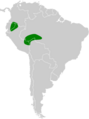 Automolus melanopezus map