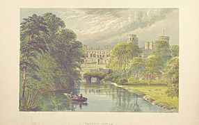CS p1.090 - Warwick Castle, Warwickshire - Morris's County Seats, 1867