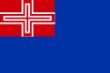 Civil Flag and Civil Ensign of the Kingdom of Sardinia (1816-1848).svg