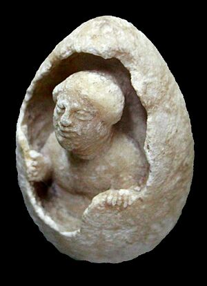 Archivo:Elena, ekkolapsis (ἐκκόλαψις) la schiusa dell'uovo, Museo archeologico nazionale di Metaponto