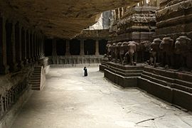 Ellora Caves, India, Kailasanatha Temple.jpg