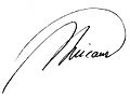 Juan Liscano signature